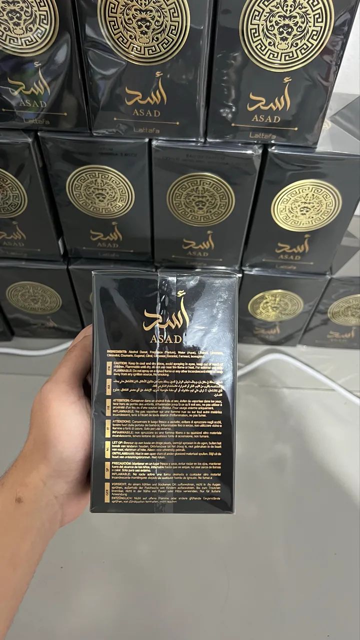 Perfume Lattafa Asad Eau de Parfum Masculino 100ml - Original e Lacrado - Foto 3