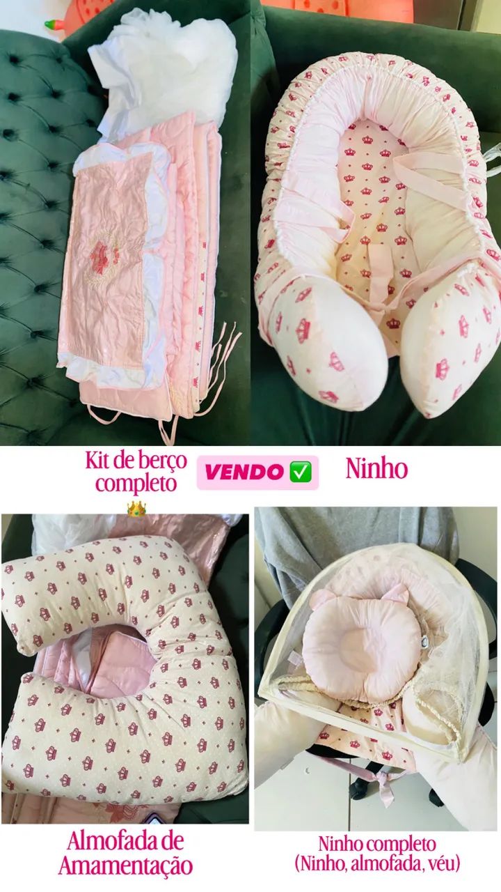 Kit de enxoval de menina 