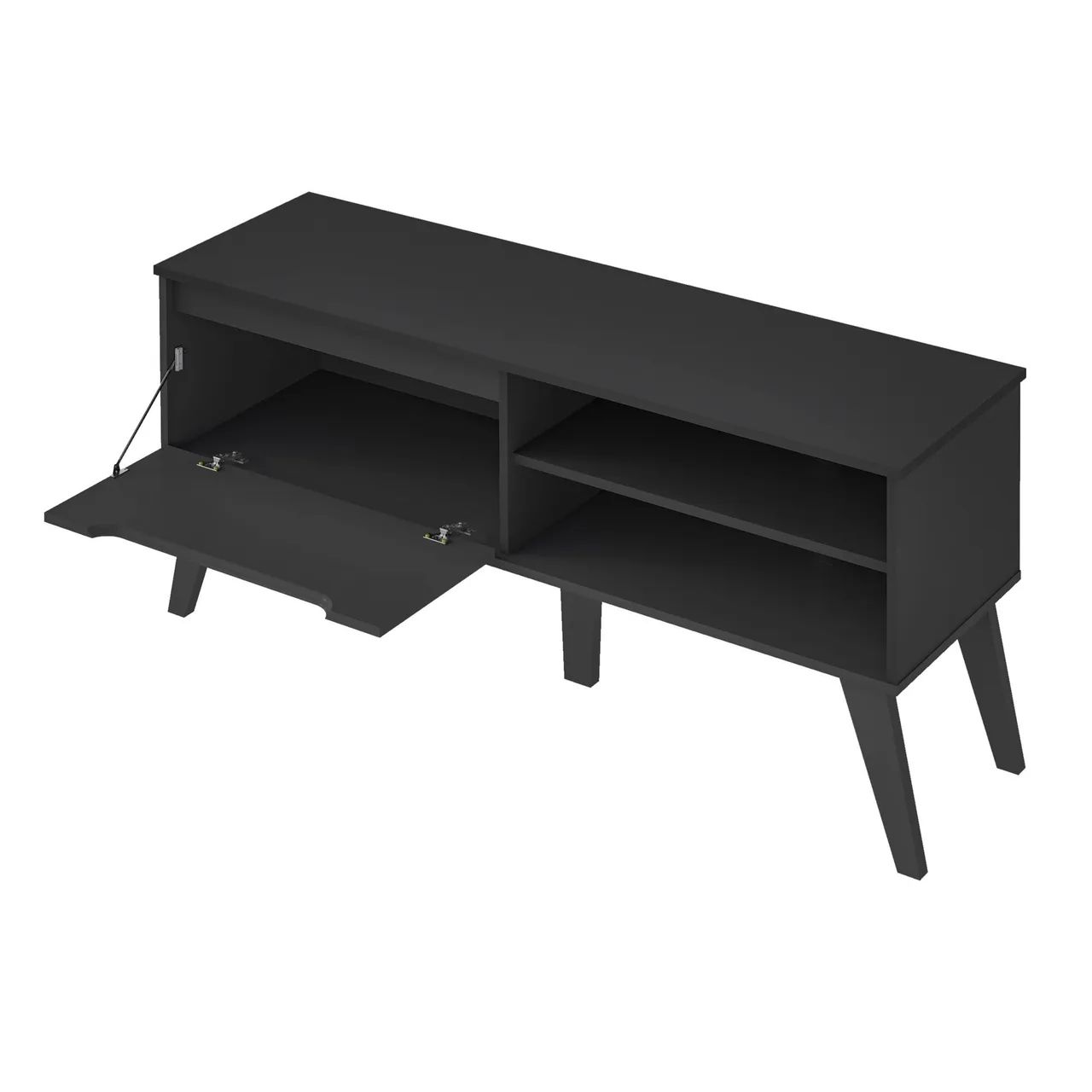 RACK ALL BLACK PARA TV ATÉ 55 POLEGADAS/ NOVO/ ENTREGA GRÁTIS  - Foto 4