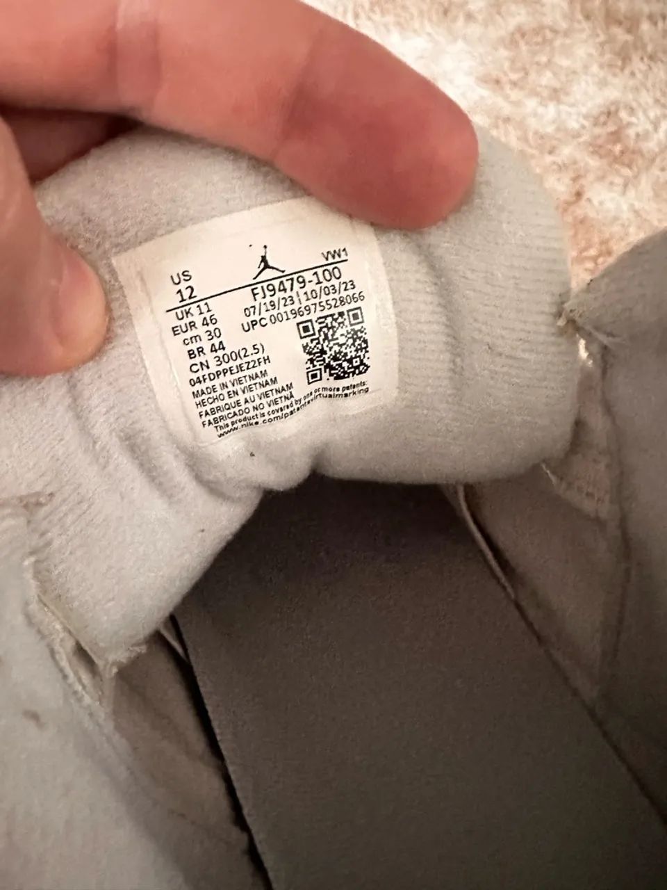 Jordan 3 Craft Ivory 44br - Foto 5