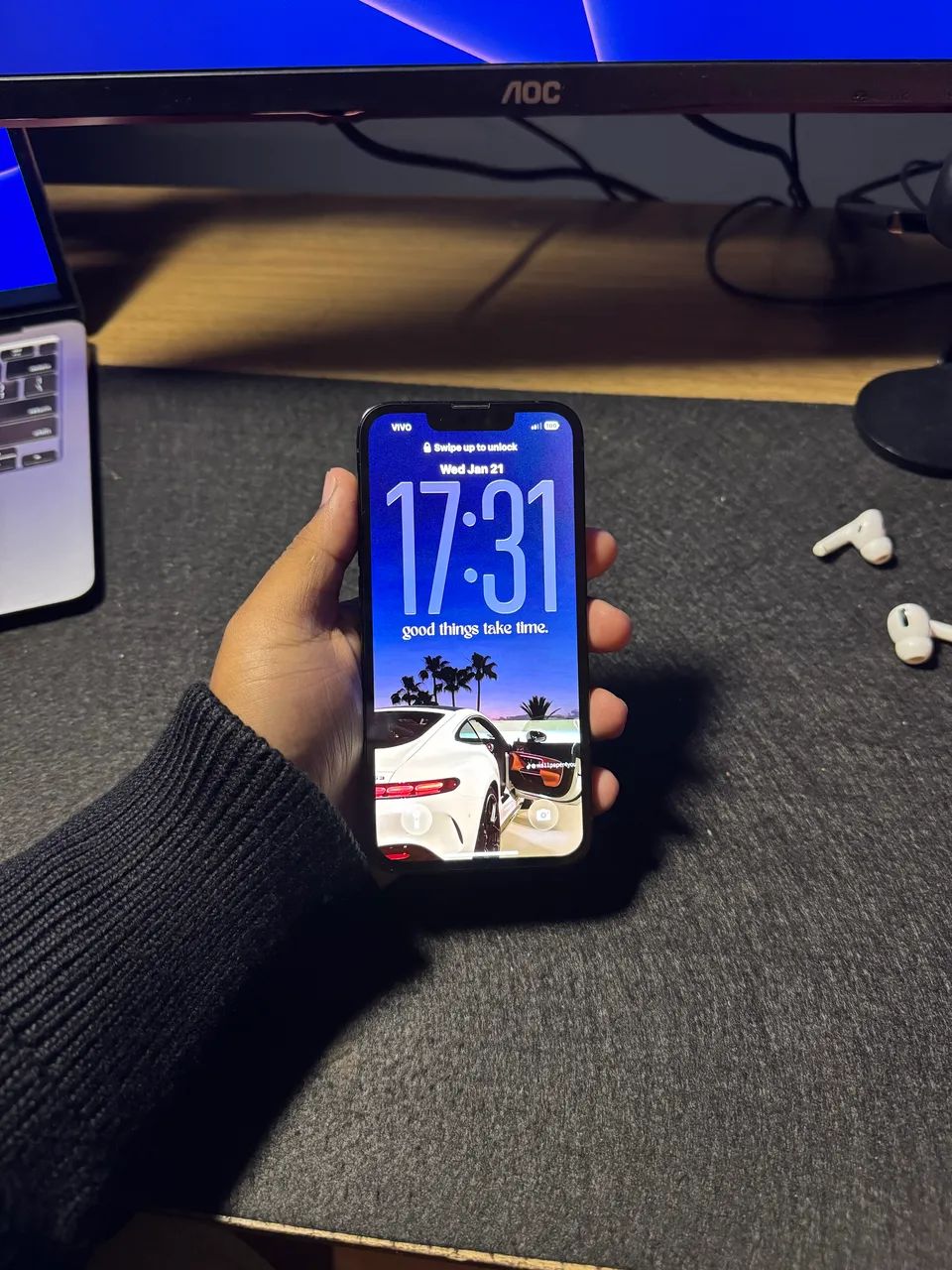 iPhone 13 Pro 128GB Cinza - Foto 2