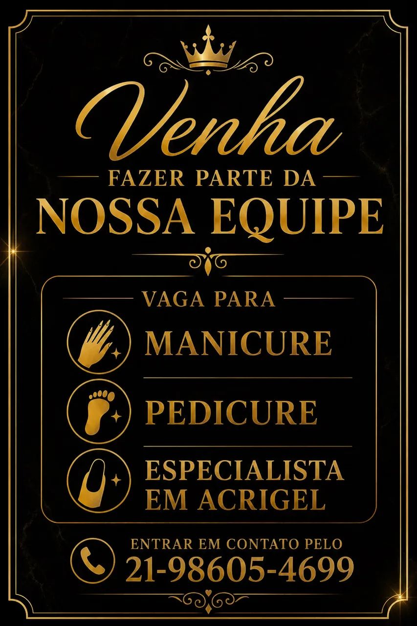 Vaga para manicure 