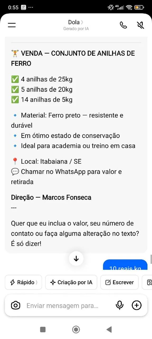 Anilhas de ferro  - Foto 3