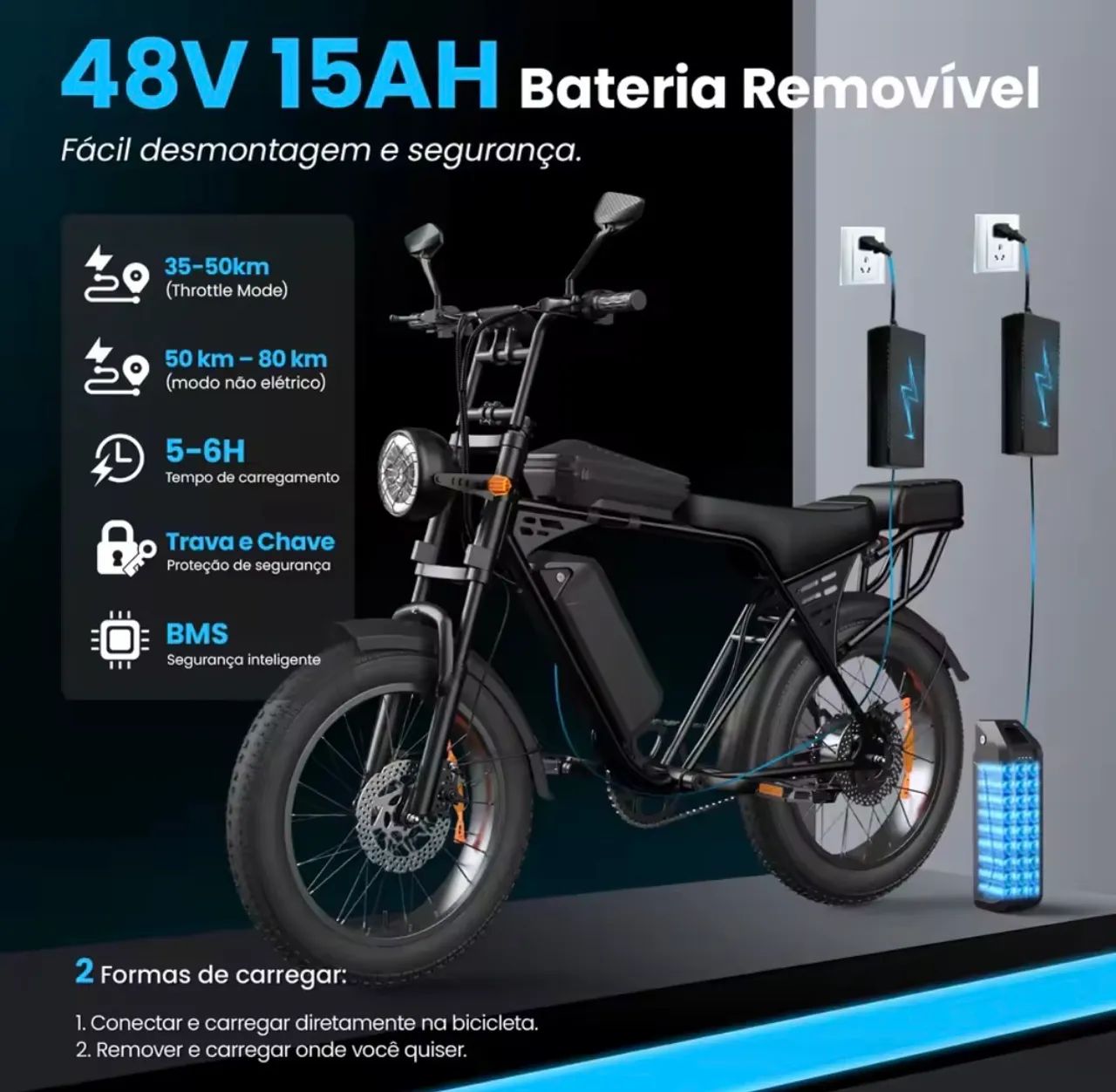 Bicicleta eletrica - Foto 3