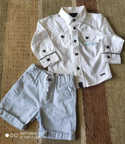 Camisa Tigor baby e short poim