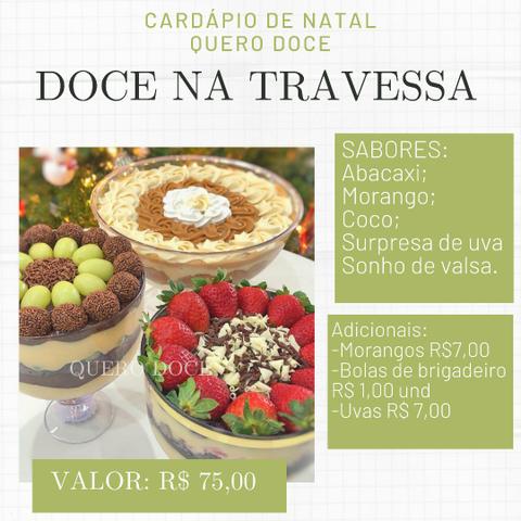 Doce na taça