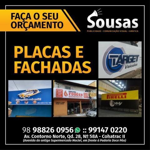 Placas e Fachadas