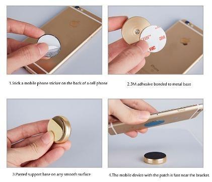 Suporte magnético para celular - Foto 2