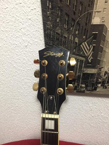 Guitarra Semi Acústica Stagg A300 Standard Jazz - Foto 3