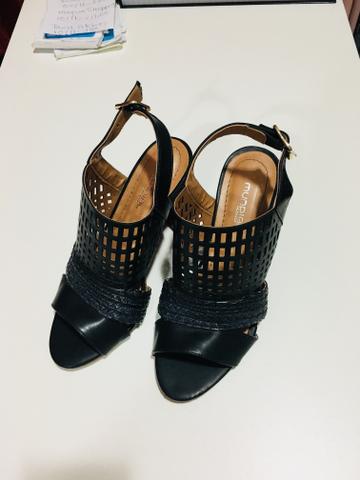 Salto novo de couro $40 - Foto 2