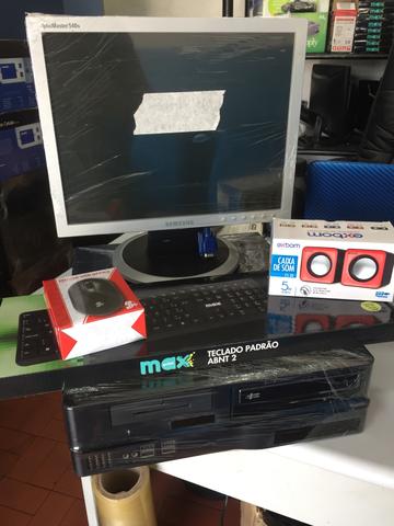 Computador completo ideal para qualquer comercio 599,00 tudo com garantia 3 meses