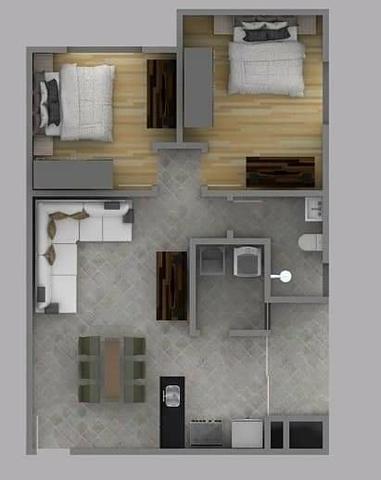 Alugo apartamento 2 quartos 1 vaga de garagem 63m centro - Foto 2