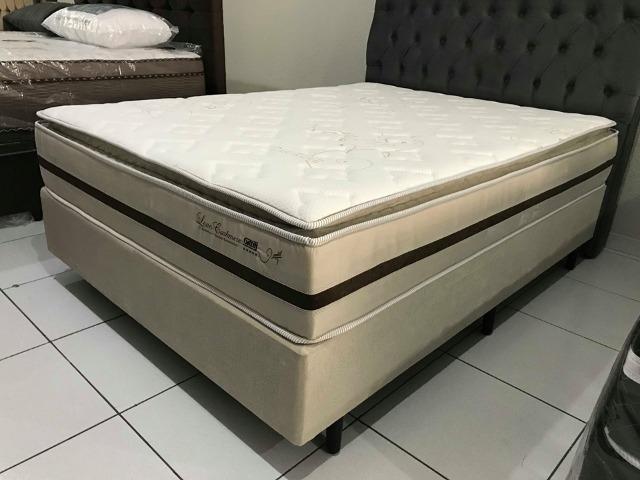 Cama Box Casal Love Cashemere Gazin em Molas Ensacadas - Foto 4