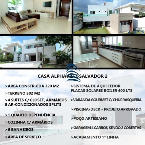 Casa à venda com 4 dormitórios em Alphaville ii, Salvador cod:AD4566G - Foto 6