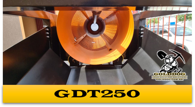 Planta de lavagem para Ouro GDT250 25tn hr Tromel GoldDog - Foto 4