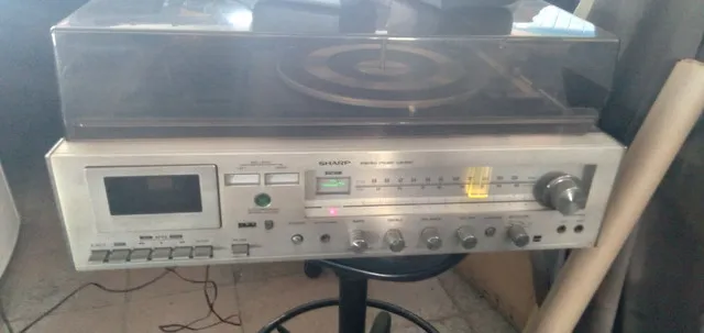 Sharp stereo music center no estado RARIDADE