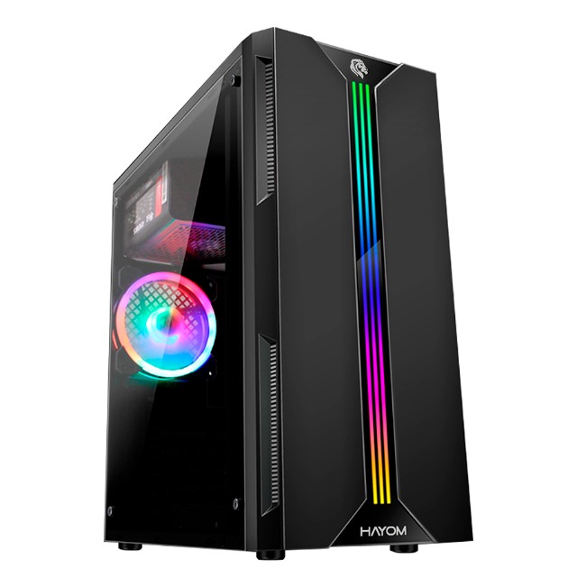 Gabinete Gamer Led Rgb GB1704 Lateral Acrilico Fosco Hayom Loja Fisica Curitiba
