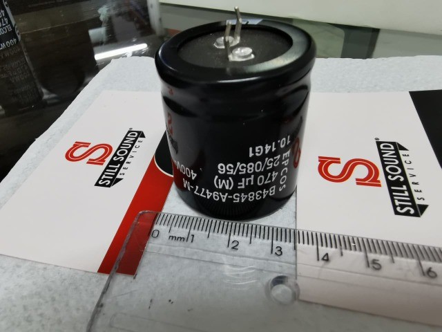 Capacitor Eletrolítico 470uf 400v Epcos 35x40mm Original - Foto 4