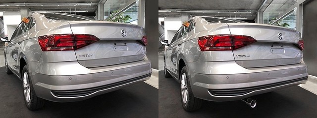 Ponteira de escapamento VW Virtus