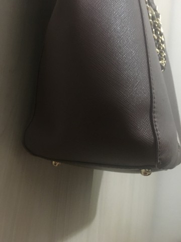 Bolsa marrom Santa Lolla - Foto 3