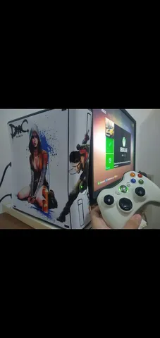 Xbox 360 Slim Desbloqueado com Dois Controles, + de 30 Jogos e Um Pendrive  com Fonte Original e Hdmi | Jogo de Computador Xbox 360 Usado 90461303 