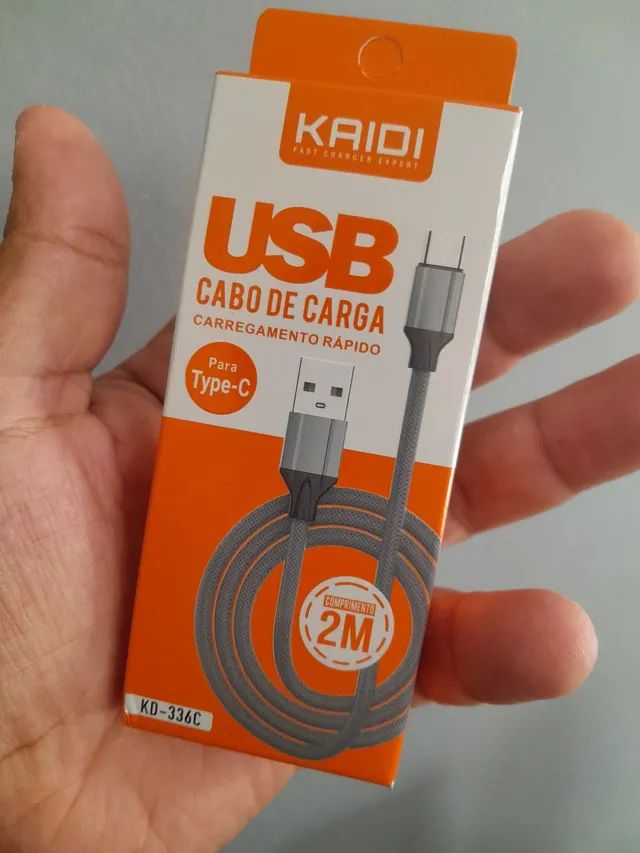 Cabo USB tipo C - 2 metros 
