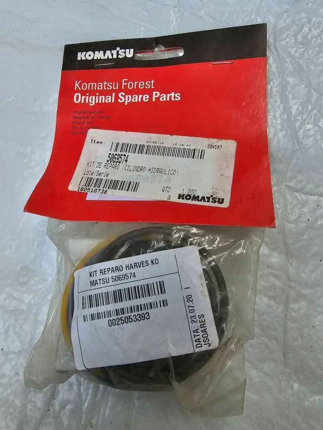 Caterpillar komatsu kit reparo cilindro hidráulico novo original 5069574 - Foto 3