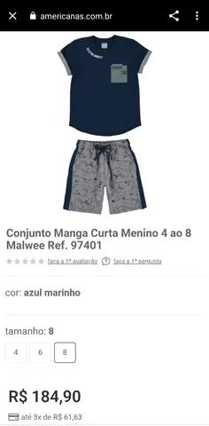 Conjunto camisa/bermuda infantil menino Malwee - Foto 5
