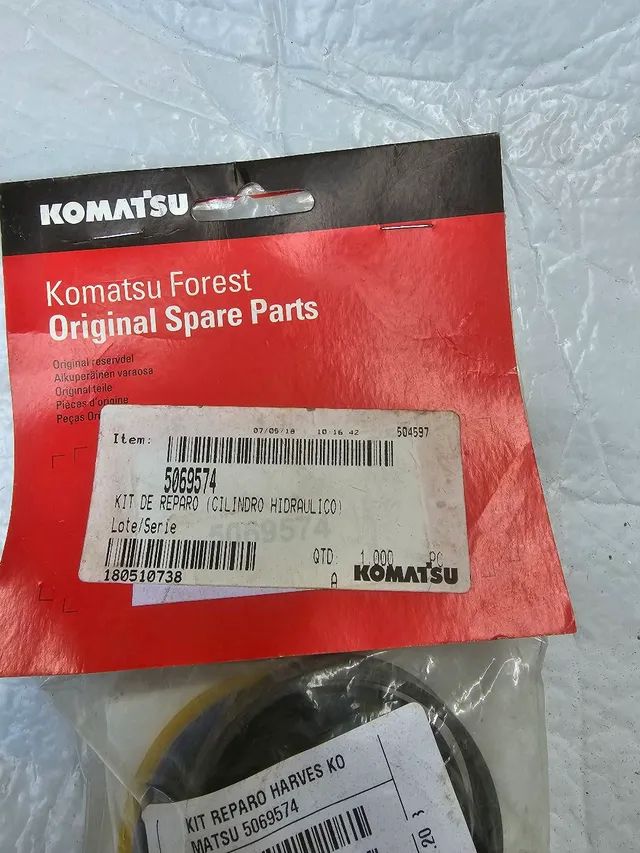 Caterpillar komatsu kit reparo cilindro hidráulico novo original 5069574 - Foto 4