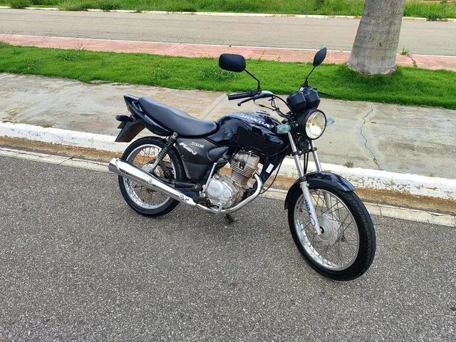 Honda Cg 125 Fan Ks 2012 Preta, KM Motos