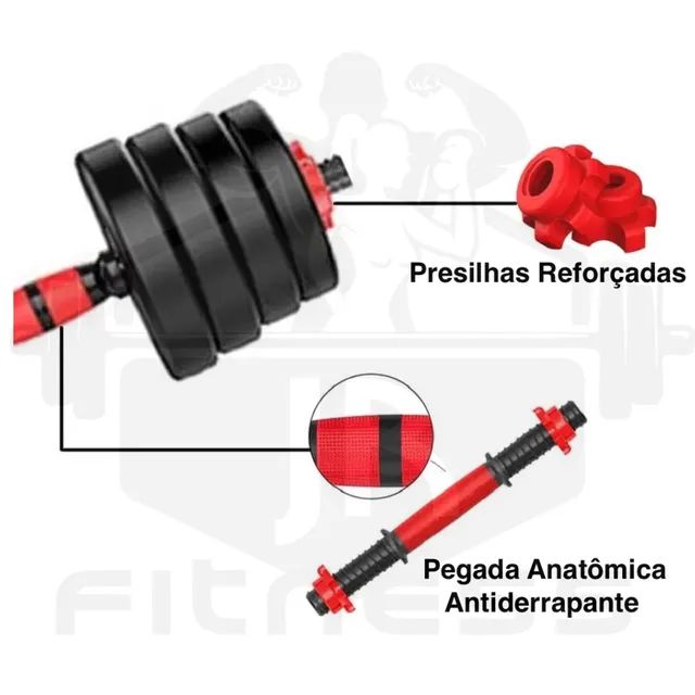Kit Fitness importado 20kg  - Foto 4