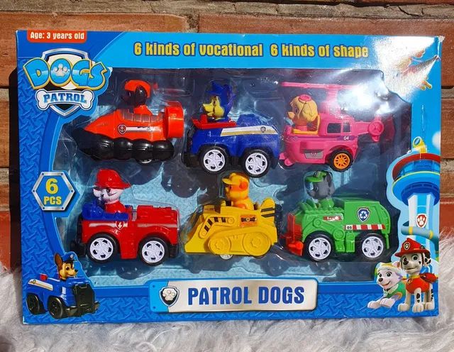 Kit 6 Carrinhos de Corrida a Fricção Infantil