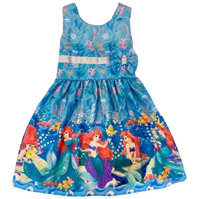 Vestido Infantil Personagem Moana