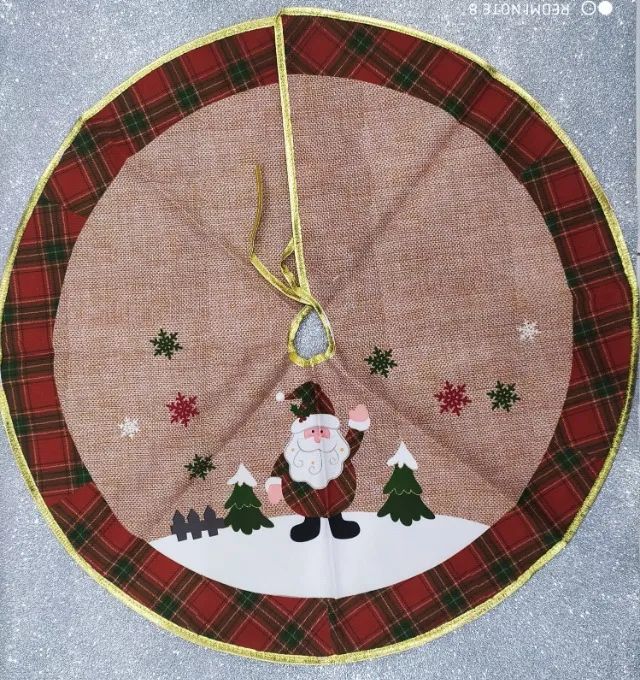 Saia P/arvore Natal Aveludada