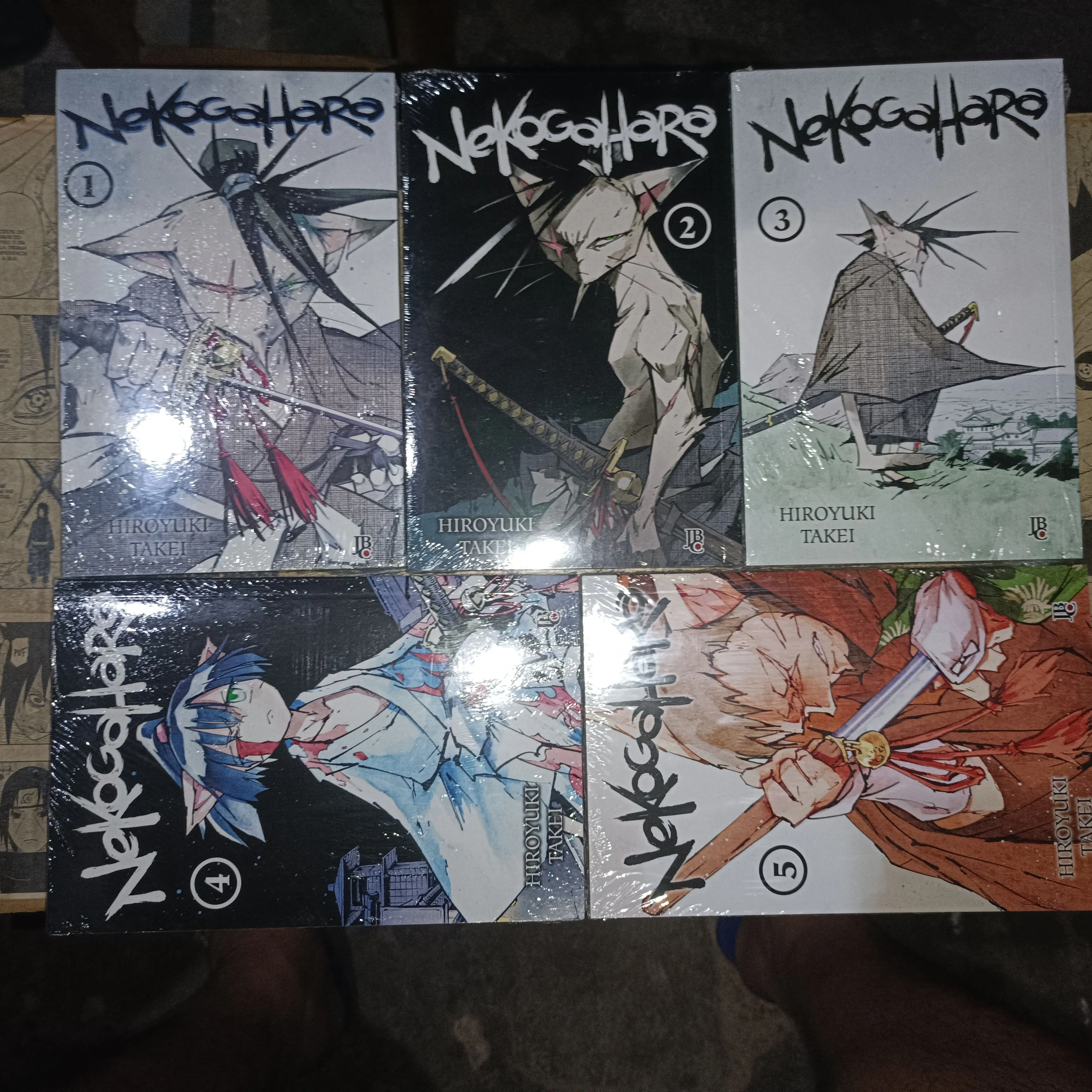 Mangá Nekogahara Completo - Volumes 1 a 5 (Lacrados)