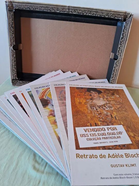 COLEÇÃO COMPLETA 25 VOLUMES AS PINTURAS MAIS VALIOSAS DO MUNDO ! - Foto 5