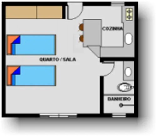 Apartamento Mobiliado 1 Dorm. / Coz. / Wc (já inclui água, gás e iptu) - Foto 8