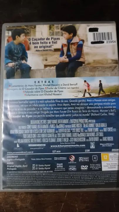 O caçador de pipas filme dvd  - Foto 2