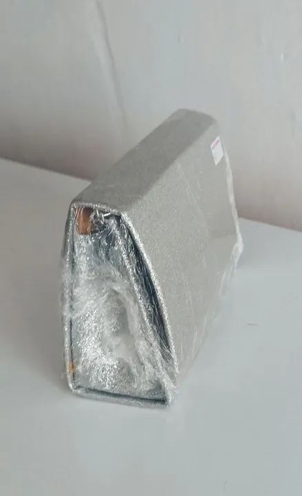 Bolsa de mão prata - Foto 2