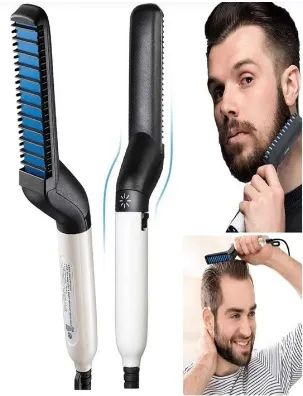 Pente Elétrico Chapinha Modelador Alinhador De Barba Cabelo z379 