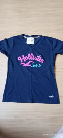 T-Shirt Hollister  Camiseta Feminina Hollister Nunca Usado