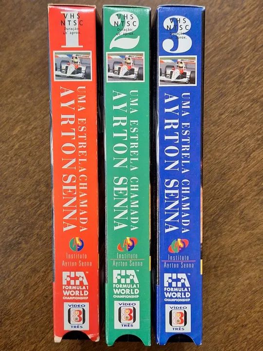 Coleção Ayrton Senna- fita VHS- para fãs e colecionadores! - Foto 2