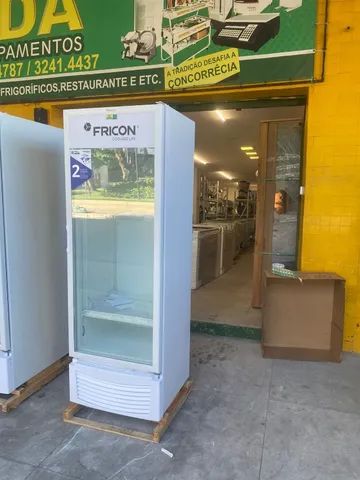 Refrigedor porta de vidro vcfm 433 litros - lançamento da marca fricon 