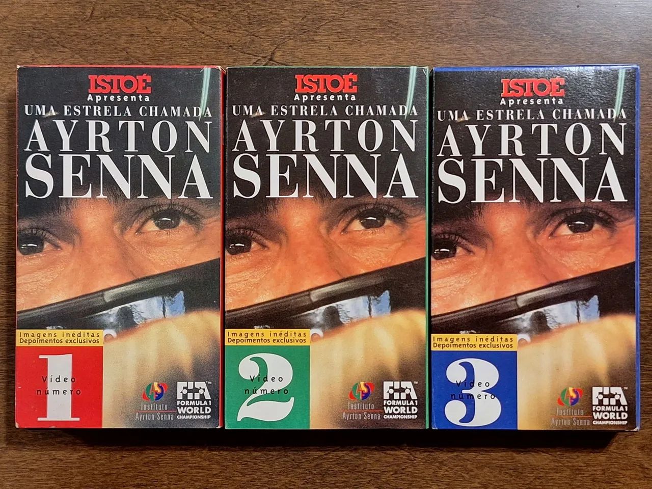 Coleção Ayrton Senna- fita VHS- para fãs e colecionadores!