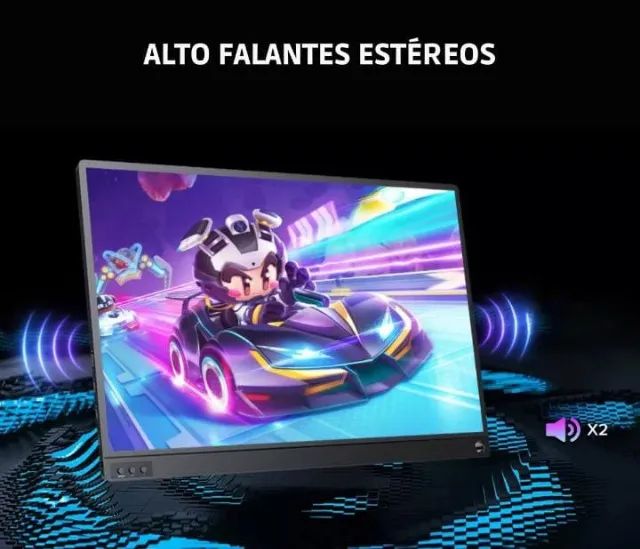 Monitor Portátil Ultra Slim Fino Uperfect Gamer 144 Hz 16,1 - Foto 3