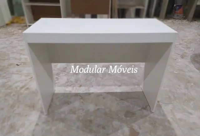 Mesa 100% MDF - Branco - Direto da Fábrica - Foto 3