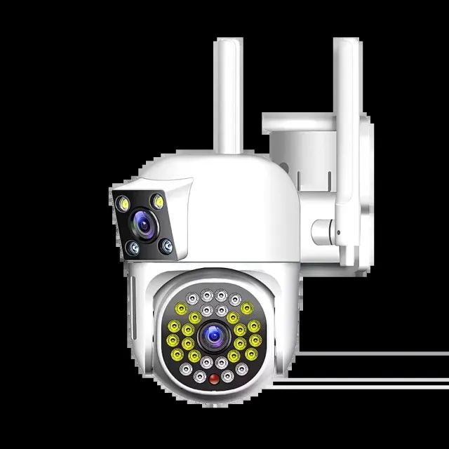Câmera De Segurança Ip Externa Interna Lente Dupla Wi-fi