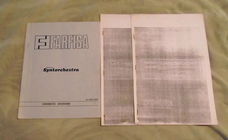 Dois Manuais de serviço de teclados antigos.- Cód. 319 - - Foto 4