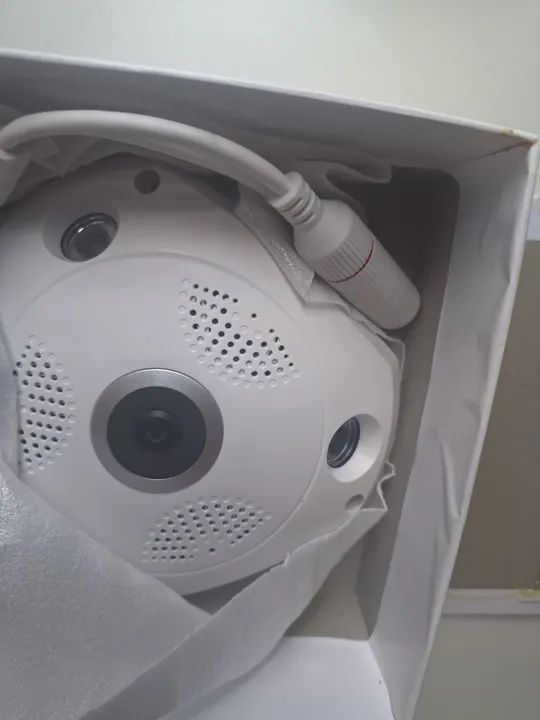 Camera Jortan com áudio e ampla visao de 360° + infra