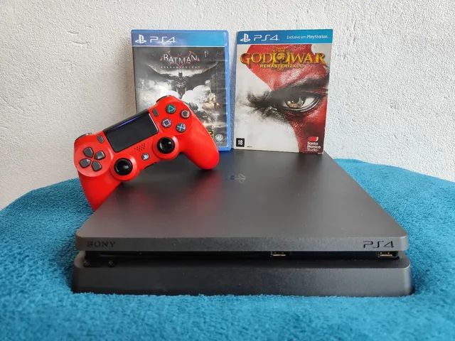 PS4 SLIM com Jogos [NOVA CIDADE]